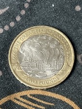 Great Fire Of London 2016 £2 Coin In Nice Circulated Condition