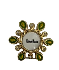 Jay Strongwater Flower Mini PIcture Frame Enamel & Swarovski Crystals New (LK)