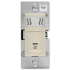 Leviton Humidity Sensor & Fan Wall Controller, Lt Almond (IPHS5-1LT)