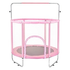 55" Kids Trampoline, 4.6FT Indoor Outdoor Trampoline, Mini Toddler Recreational