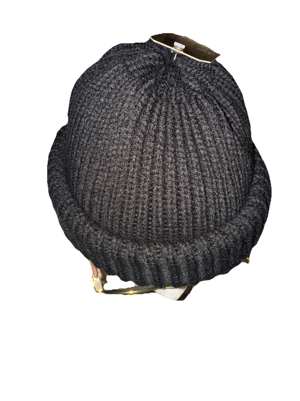 Kbethos KBW-507 New Thick Ribbed Warm Winter Knit Unisex Black Beanie Hat