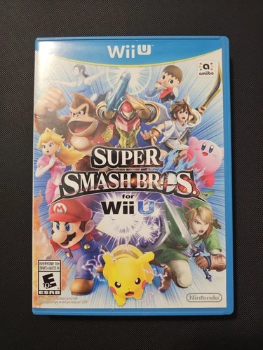 Super Smash Bros. (Wii U, 2014) Tested Nintendo Wii U No Manual