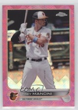 2022 Topps Chrome Logofractor Edition Pink Refractor 13/199 Trey Mancini #73 fm0