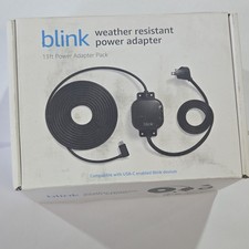 Blink Weather Resistant 13ft USB-C Power Adapter BAH0410U for Security Devices