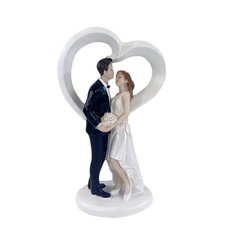 4.5" Wedding Cake Toppers Bride and Groom Figures Ornament Love