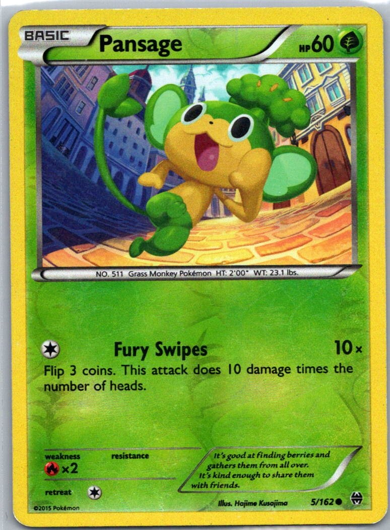 Pansage 5/162 BREAKthrough Rev Holo LP