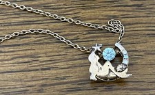 Disney Woman Little Mermaid Ariel Dancing Stone Necklace Limited Edition Beloved
