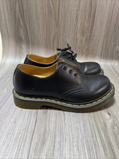 Vegan Dr. Martens 1461 Black Leather Oxford WOMENS Slip Resistant Shoes US 6