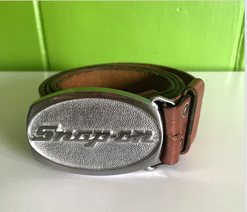 Vintage Snap On Tools Solid Brass Chrome LEATHER … - image 5