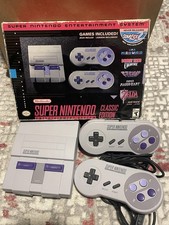 Authentic SNES Super Nintendo Classic Mini Super Entertainment System 21 Games