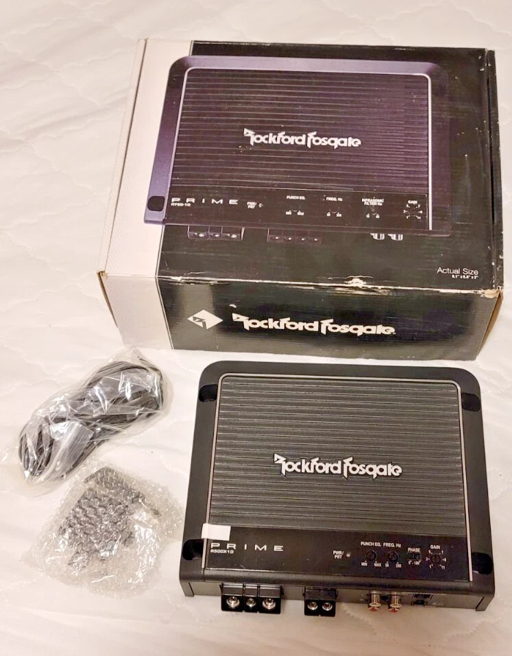 Rockford Fosgate R500X1D Prime Class-D Mono Amplifier for