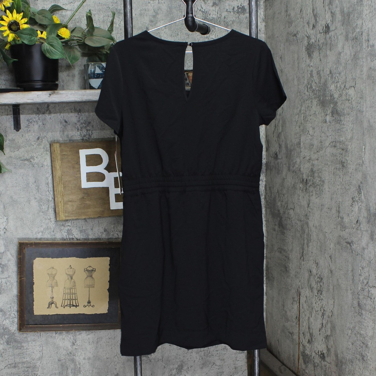 32 Degrees Ladies' Twill Drawstring Dress Black S