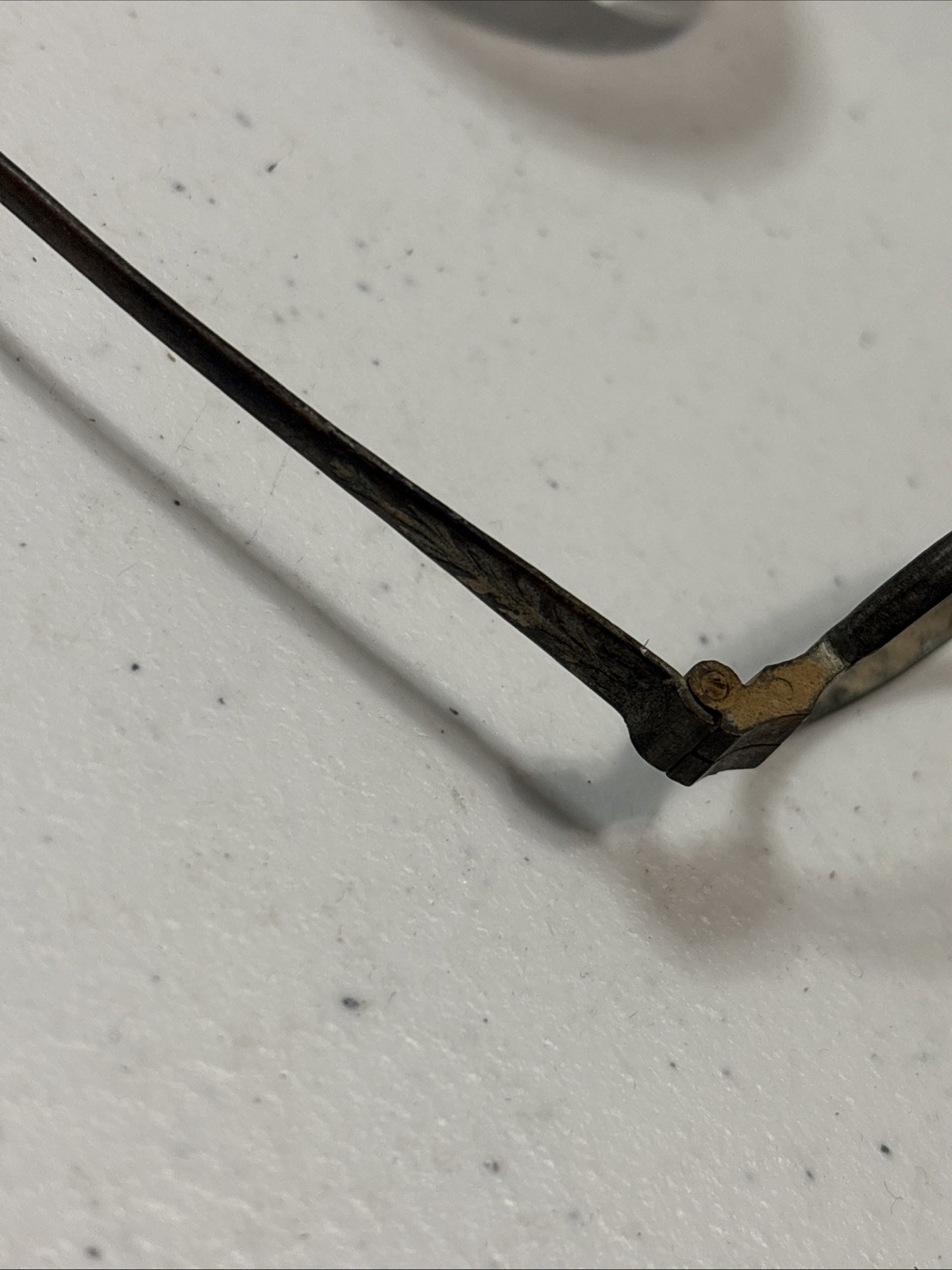 Antique Oval Eyeglasses Sptectacles Frames With X… - image 4