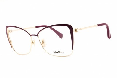 MAX MARA MM5130 081 Eyeglasses Shiny Violet Frame 56mm