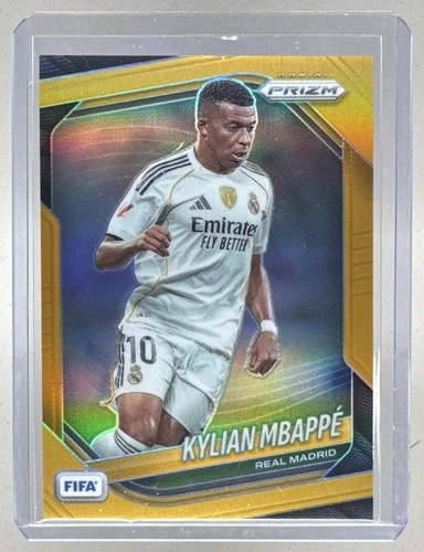 Kylian Mbapp 2025 Panini Prizm Kylian Mbapp #181 Gold