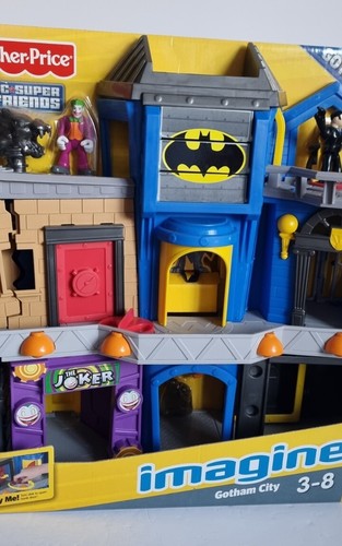 Fisher Price Imaginext DC Super Friends Batman Gotham City Bruce Wayne Joker - Picture 3 of 9