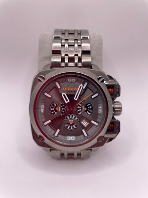 Diesel DZ7344 BAMF - Gunmetal, Multi-Time Zone, Chronograph, Water Resistant 