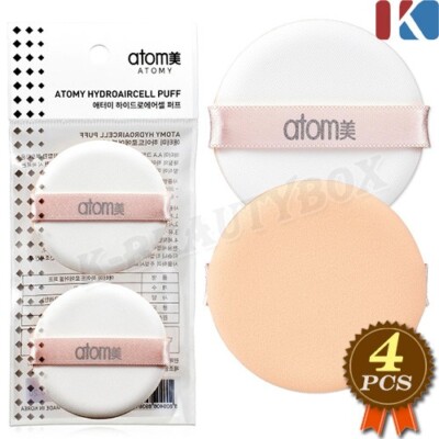 ATOMY Hydroaircell Puff 4EA Cushion Puff Micrometer Puff Sponges Makeup Tool