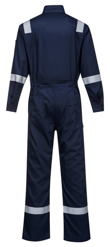 Portwest FR94 Bizflame FR Coverall Flame Resistant Lightweight Reflective Tape - Picture 14 of 28
