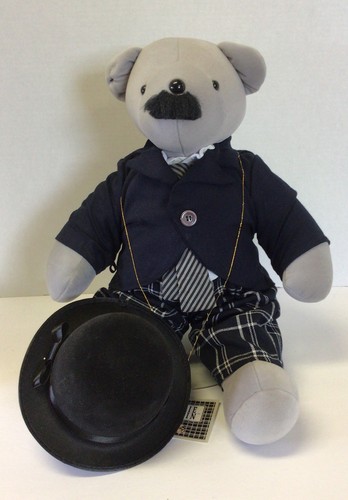 Bearlie Chaplin Very Important Bear-North American Bears 20” Vintage Plush - Picture 9 of 9
