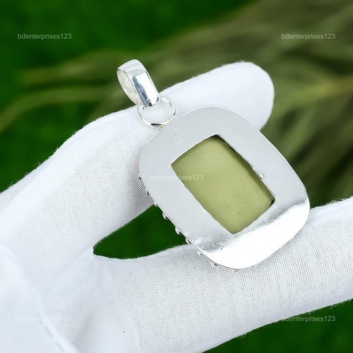 Muttertagsangebot Kaiserlicher Jaspis Edelstein Sterlingsilber Trendy Lünette Anhänger - Bild 4 von 7