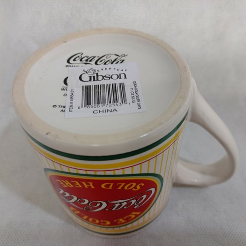 Coca Cola Coffee Mug Coca Cola Glory Days Ice Cold Coca Cola Sold Here NWT 12 oz - Picture 6 of 6