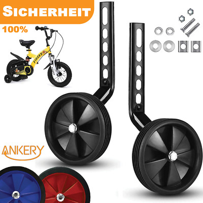 2x Universal Stützräder Sicherheitsstützräder für 12-20'' Kinderfahrrad Hilfsrad