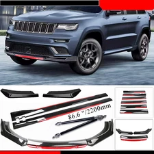 For Jeep Grand Cherokee Front Bumper Lip Spoiler /Splitter Side /Skirt Body
