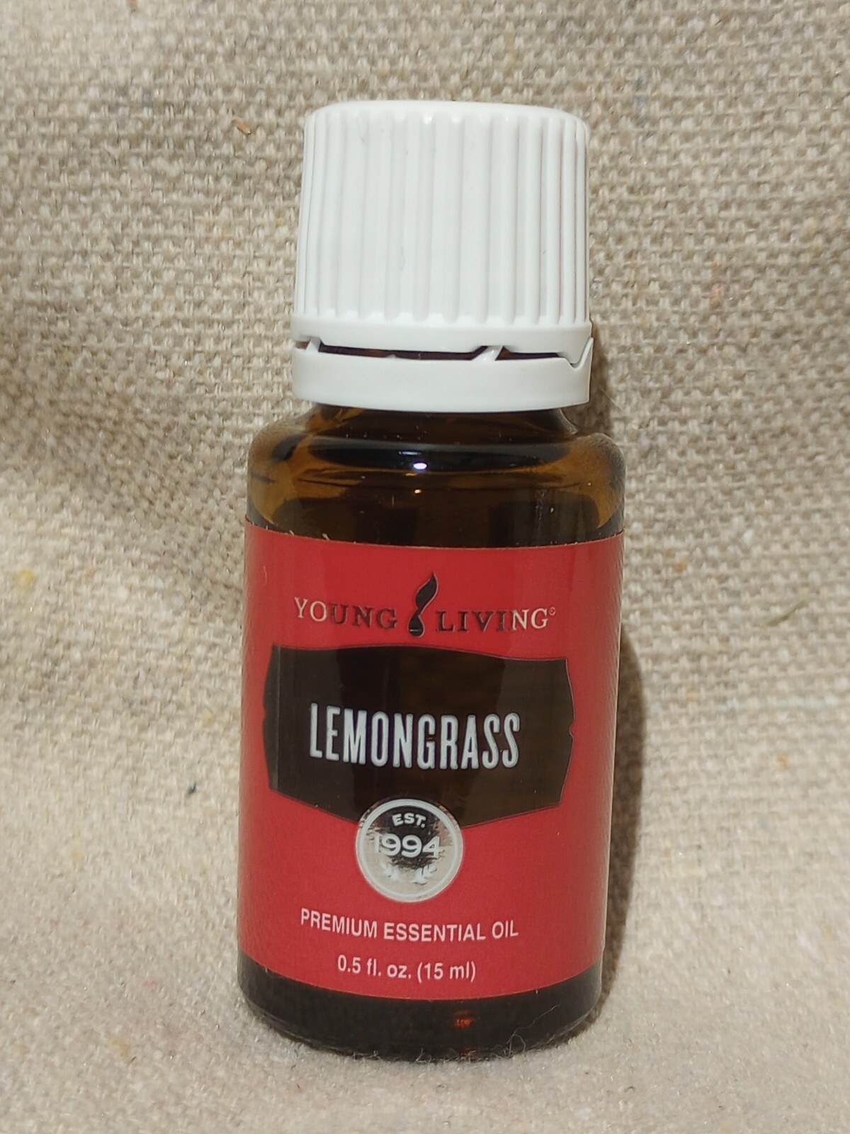 Young Living Essential Oil, Lemongrass (15mL) (New, Unopened)