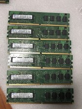 Samsung 1GB DDR2 PC5300-667Mhz P/N: M378T2863DZS-CE6 NON ECC DESKTOP RAM #RM 005