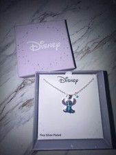 Stitch Necklace - Disney - Sitting Stitch Pendant w/Chain