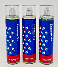 3 BATH BODY WORKS FIRECRACKER POP FINE FRAGRANCE MIST SPRAY 8 OZ CHERRY CITRUS