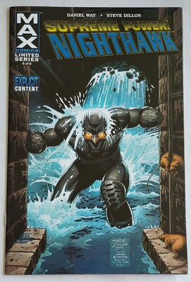 Max Comic Book....Supreme Power: Nighthawk #6, April 2006, Good Condition 