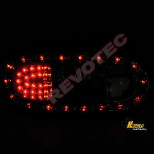 1999-2005 Mazda Miata MX-5 MX5 LED Tail Lights Black 1 Pair 00 01 02 03 04 - Image 2 of 3