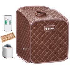 2L Mobile Dampfsauna Heimsauna Wärmekabine Saunakabine Zuhause 1000W mit Sitz