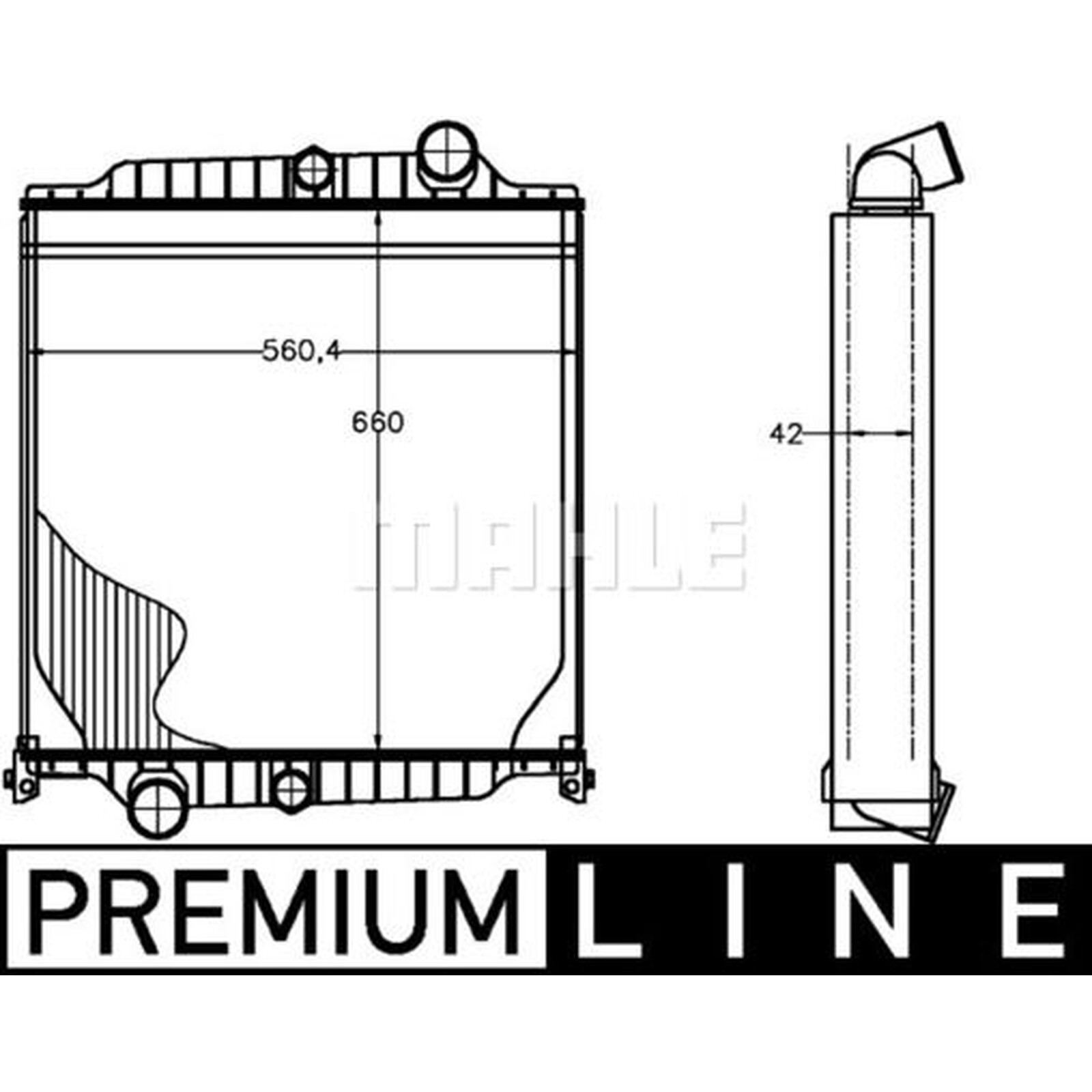MAHLE BEHR HGV Radiator Premium Line Cr1224000p for sale online | eBay UK