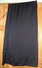 BNWT MAYSAA Ladies Black Satin Longer Length Slip / Underskirt Size Large