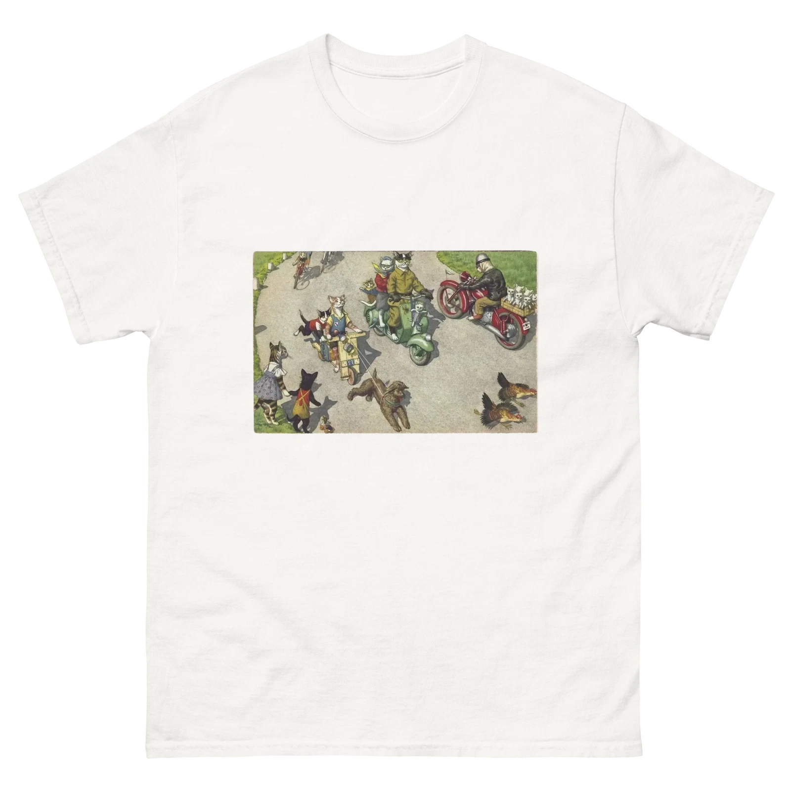 Mainzer Cat Postcards and Eugen Hartung Cats Unisex T-Shirt