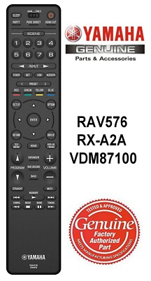 New Genuine Yamaha RAV576 VDM87100 remote control fits Aventage RX