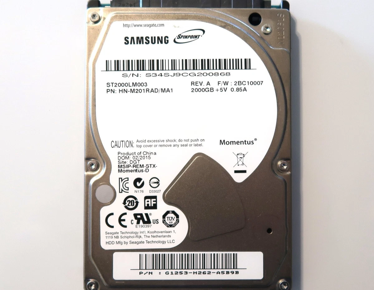 Samsung 2.5インチ HDD 2TB SATA 動作確認済 Samsung 2.5 Inch SATA 2TB Internal Hard Disk Drives for sale | eBay