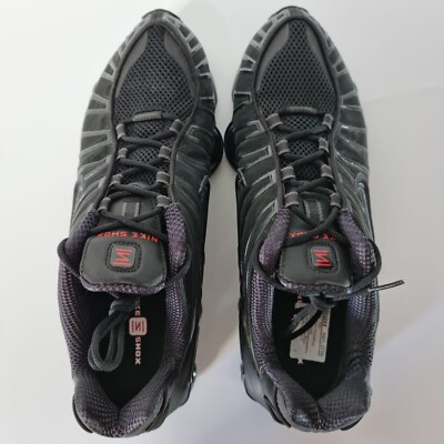 Nike Shox TL Triple Black Mens 9.5US 8.5UK 2019 Rare Sneakers New