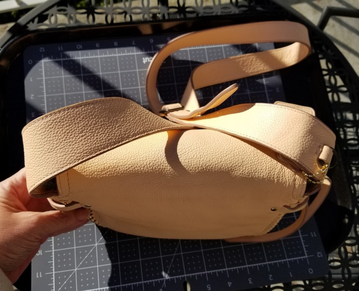 w/COA -COACH #34397 Dakotah Mini Flap Crossbody Bag- Apricot