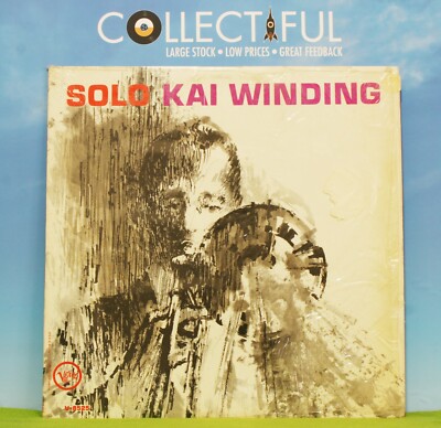 KAI WINDING - SOLO - VERVE 1963 - IN SHRINK - VINYL LP RECORD  