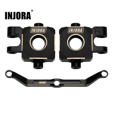 INJORA Brass Steering Knuckles Block Steering Link for 1/18 RC Car Traxxas TRX4M