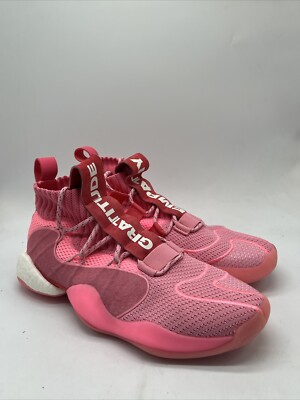 Adidas Pharrell PW Crazy BYW PRD Pink Basketball Shoes EG7723