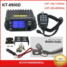 QYT KT-8900D Dual Band VHF UHF Radio Mobile Transceiver 25W 200CH os67