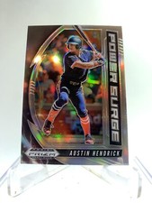 Austin Hendrick 2020 Prizm Draft Picks Power Surge Silver Parallel #PDP167