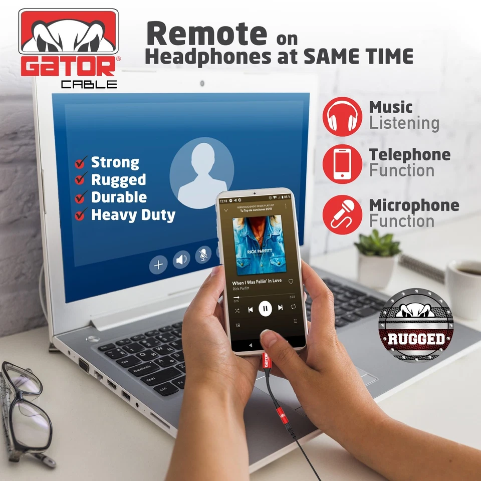 Adaptador de audio USB-C a AUX 3,5 mm Dongle para auriculares auriculares teléfono móvil Foto 4 de 4