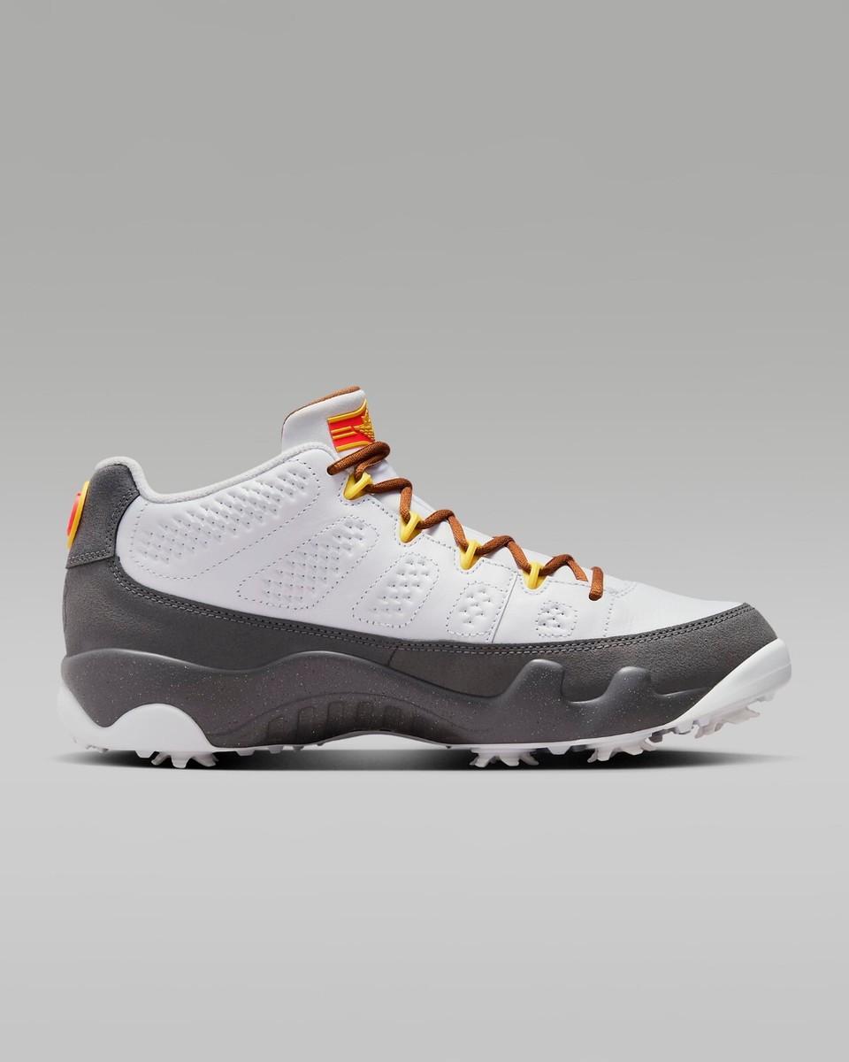 Nike Air Jordan 9 G NRG Golf Shoes 'US Open' White Cool Grey Men's