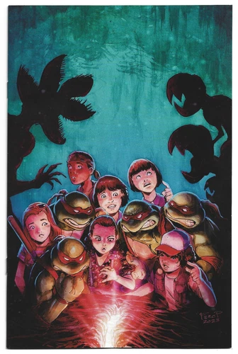 Teenage Mutant Ninja Turtles Stranger Things #2 1:25 Fero Pe Variant VF/NM